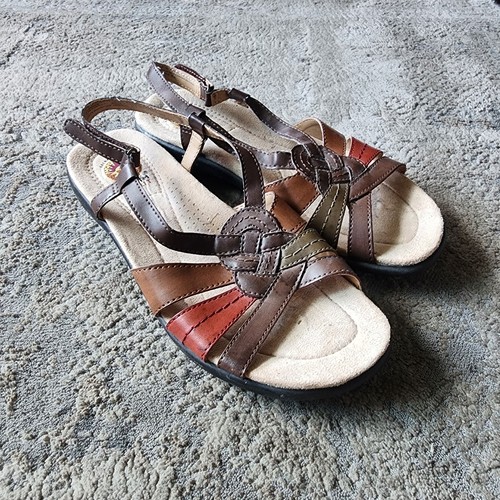 Earth spirit sandal brown - earth, 7.5